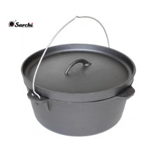 New enamel camping cast iron cookware pot